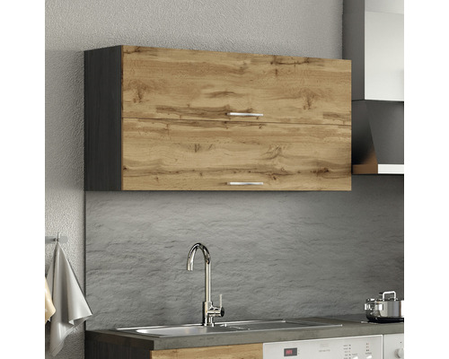 Hängender Küchenschrank mit zwei Türen und Griffen