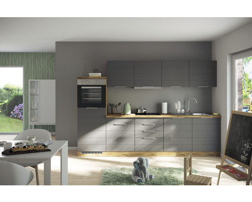 Florenz mit Möbel cm Held HORNBACH Küchenzeile Geräten | 300