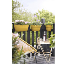 Hängetopf Blumenkasten elho Vibia Campana Kunststoff Ø 20,5 cm H 26,5 cm honig gelb