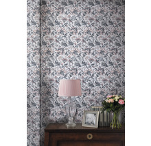 Vliestapete 114909 Laura Ashley Portia Blau Pink