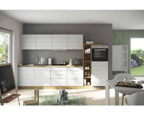 Held Möbel Küchenzeile mit Geräten Florenz 330 cm | HORNBACH