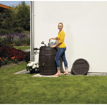 Regenfass 4rain Vino 250 Liter, dunkelbraun