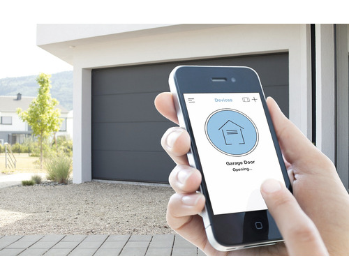 Smartphone-App zur Steuerung eines Garagentors