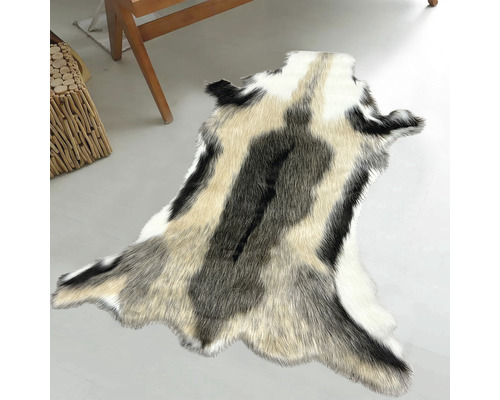 Dekorativer Teppich in Felloptik für den Innenbereich