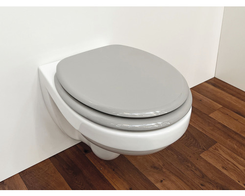 Wandhängendes WC mit Toilettensitz