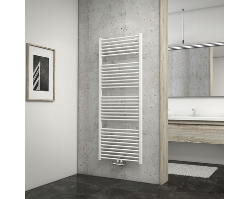 SCHULTE Badheizkörper Turbo 1535x600 mm alpinweiß mit Mittelanschluss Badezimmer mit Handtuchheizkörper an der Wand
