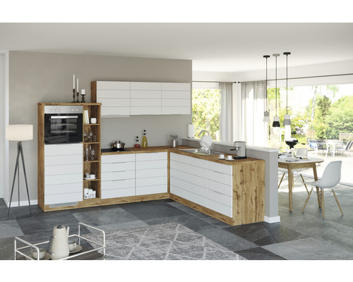 Held Möbel Winkelküche mit Geräten | HORNBACH 240 cm Florenz