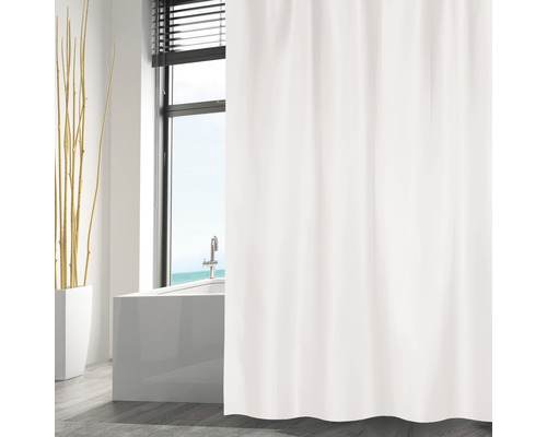 Duschvorhang MSV Textil 120 x 200 cm weiß