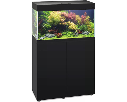 Aquarium-Kombination mit Unterschrank, bepflanzt und beleuchtet