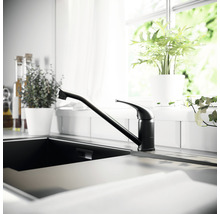 Küchenarmatur mit Einhebelmischer Lenz AURORA schwarz matt 46040951-thumb-2