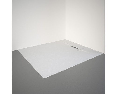 Ebenerdige Dusche mit Duschrinne