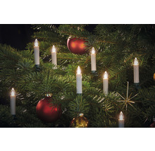 6er-Set kabellose LED Weihnachtsbaumkerzen Erweiterungs-Set Krinner Lumix Superlight Flame Lichtfarbe warmweiß