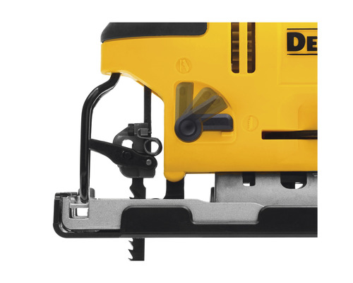 Detailansicht einer Stichsäge mit Pendelhubverstellung