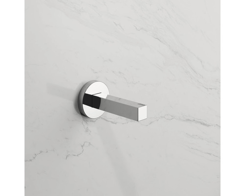 Verchromter Waschtischmischer zur Wandmontage