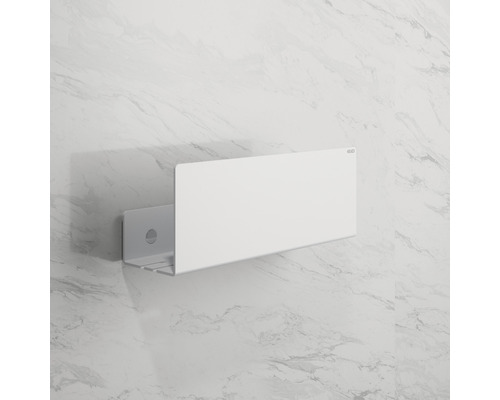 Weißes Wandregal für das Badezimmer