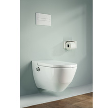 Dusch-WC Set LAUFEN Cleanet Navia Tiefspüler ohne Spülrand weiß matt mit Beschichtung und WC-Sitz H8206017570001-thumb-1