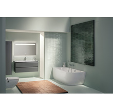 Dusch-WC Set LAUFEN Cleanet Navia Tiefspüler ohne Spülrand weiß matt mit Beschichtung und WC-Sitz H8206017570001-thumb-5