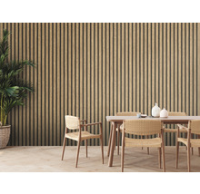 Vliestapete 39109-1 Holzpaneele beige
