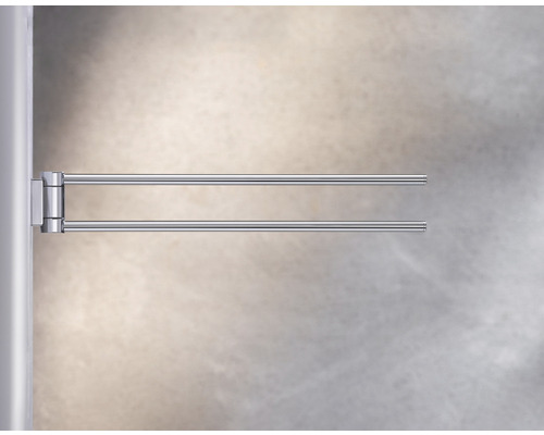 Handtuchhalter mit zwei Armen zur Wandmontage