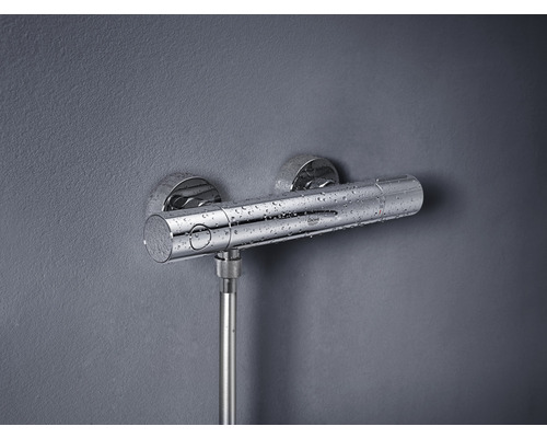 Aufputz-Thermostatarmatur mit Brauseanschluss für die Dusche