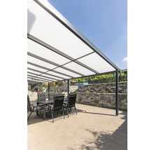 Terrassenüberdachung gutta Premium Acryl klar 712 x 506 cm anthrazit