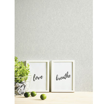 Vliestapete 39030-1 Attractive 2 Uni glatt hellgrau-silber