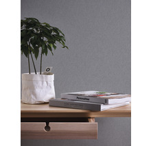 Vliestapete 39030-5 Attractive 2 Uni glatt grau-dunkelgrau