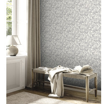 Vliestapete 39028-1 Attractive 2 Blättermotiv grau-weiß glänzend-thumb-6