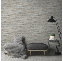 Vliestapete 39041-5 Attractive 2 Wellenmuster creme glänzend-thumb-4