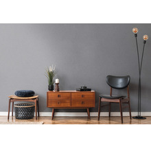 Vliestapete 39030-5 Attractive 2 Uni glatt grau-dunkelgrau