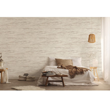 Vliestapete 39041-6 Attractive 2 Wellenmuster creme glänzend-thumb-3