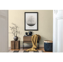 Vliestapete 38742-4 Nara Ethno Wellenmuster creme