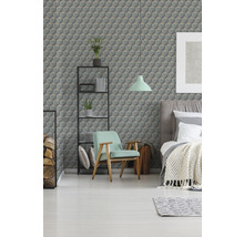 Vliestapete 38748-4 Nara Geometrisch blaubeige-thumb-3