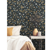 Vliestapete 38907-1 House of Turnowsky verspielte Blumen schwarz-thumb-2 Vliestapete 38907-1 House of Turnowsky verspielte Blumen schwarz-thumb-2