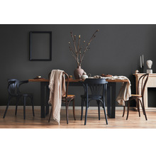Vliestapete 38902-9 House of Turnowsky Uni Textilstruktur schwarz-thumb-2