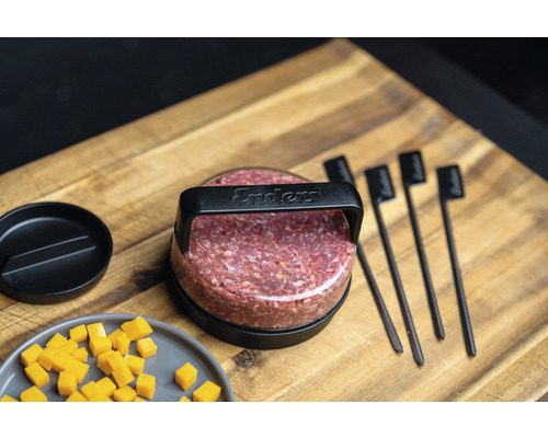 Bulado Burgerpresse 15,2 Cm – Antihaft-Edelstahl Mit Hitzebeständigem Griff, Für Perfekte Smash-Burger Auf Grill & Pfanne