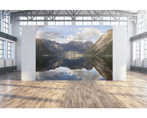 Wandtuch Bergsee 350x250 cm