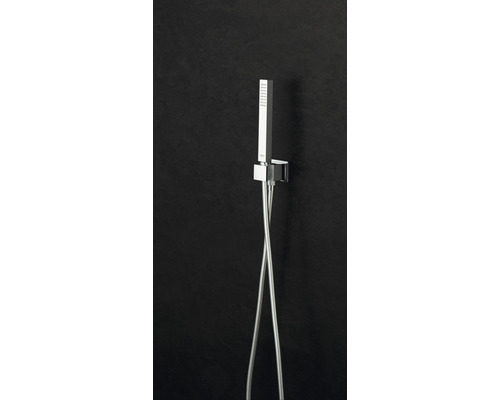 Handbrause mit Schlauch und Wandhalterung