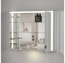 Spiegelschrank KEUCO Royal Lumos 90 x 16,5 x 73,5 cm verspiegelt 2-türig LED IP 24 723