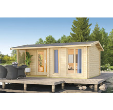 Gartenhaus Outdoor Life Brighton 70 mm inkl. Fußboden 580 x 430,8 cm natur
