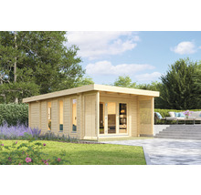 Gartenhaus Outdoor Life Exeter 2 inkl. Fußboden 450 x 547 cm natur