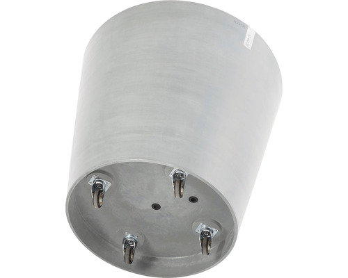 Blumenkübel aus Kunststoff mit Rollen