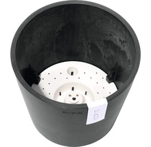 Pflanztopf Ecopots Amsterdam Kunststoff Ø 20 cm H 17,5 cm dunkelgrau
