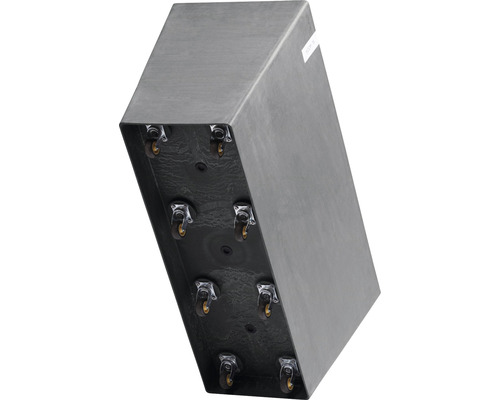 Rechteckiger Pflanzkasten mit Rollen für den einfachen Transport