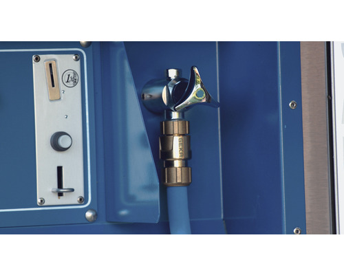 Automatische Wasserzapfsäule mit Münzeinwurf und GEKA-Kupplung