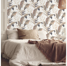 Vliestapete 10332-02 Elle Decoration 3 Blätter Beige