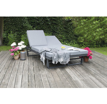 Loungeset Largo bellavista 5-Sitzer inkl. Auflagen Aluminium hellgrau
