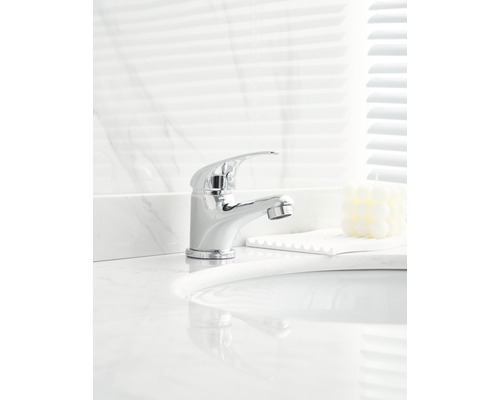 Waschtischarmatur im Badezimmer