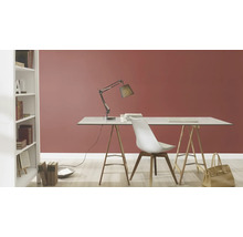 Vliestapete 688061 Tropical House Uni rot