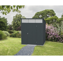 Gartenhaus DURAMAX Palladium 6x5 198,6 x 196,5 cm anthrazit